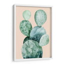 Cactus En Coral Ii - Grace Popp | Cuadro decorativo de Canvas Lab