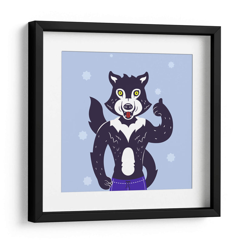 HOLA, NIÑO, DICE EL LOBO - Najesi | Cuadro decorativo de Canvas Lab