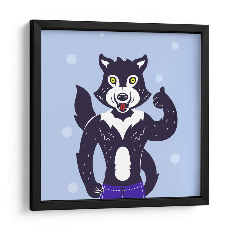 HOLA, NIÑO, DICE EL LOBO - Najesi | Cuadro decorativo de Canvas Lab