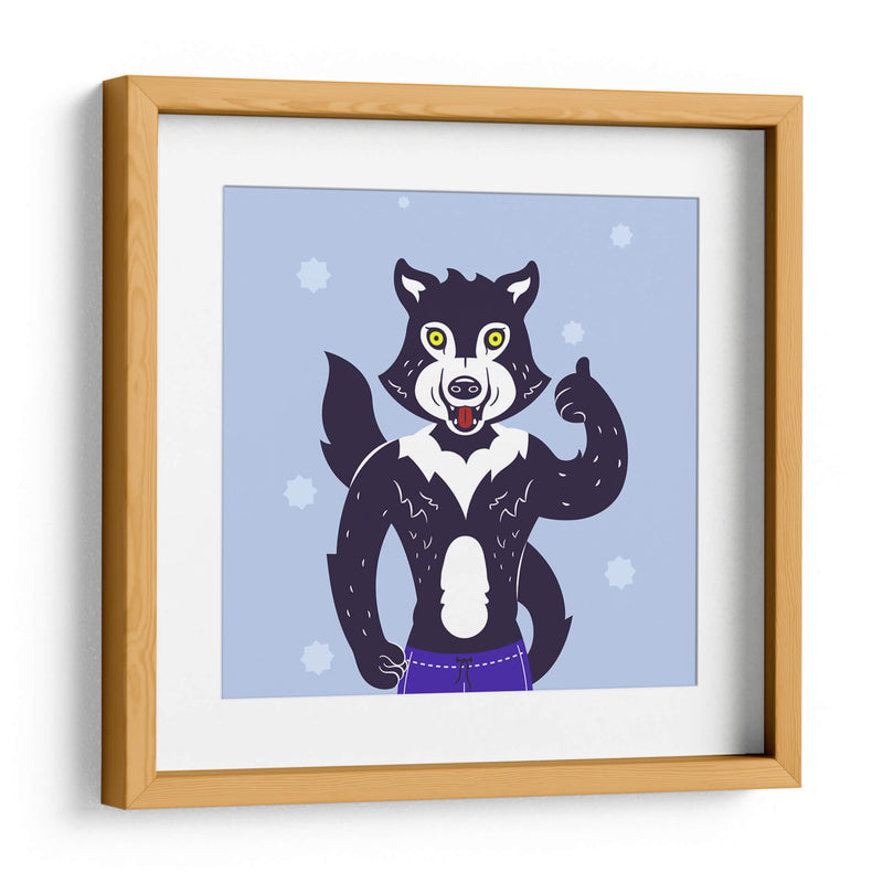 HOLA, NIÑO, DICE EL LOBO - Najesi | Cuadro decorativo de Canvas Lab