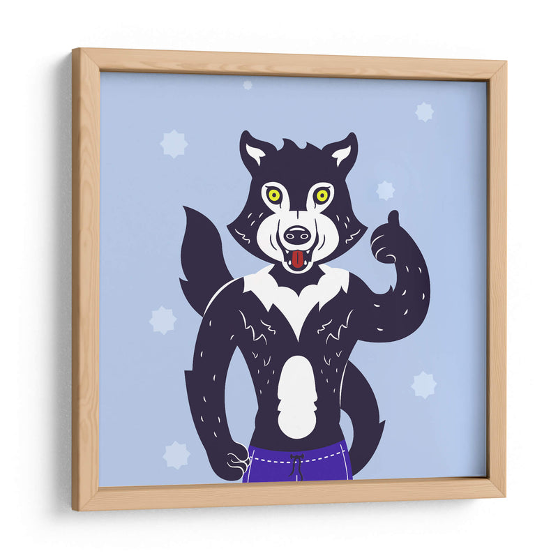 HOLA, NIÑO, DICE EL LOBO - Najesi | Cuadro decorativo de Canvas Lab