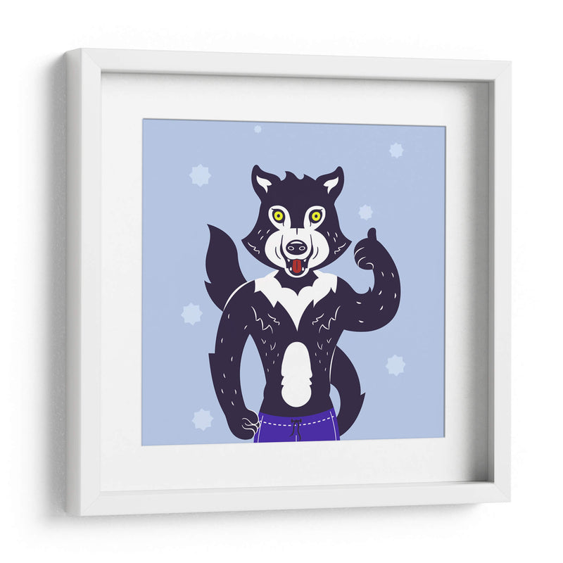 HOLA, NIÑO, DICE EL LOBO - Najesi | Cuadro decorativo de Canvas Lab