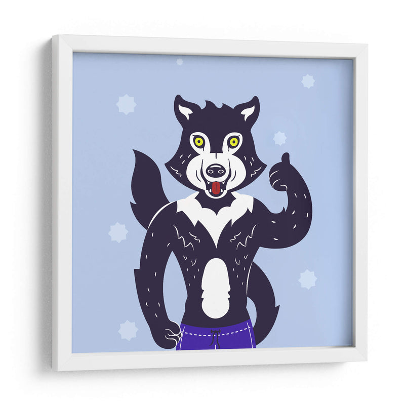 HOLA, NIÑO, DICE EL LOBO - Najesi | Cuadro decorativo de Canvas Lab