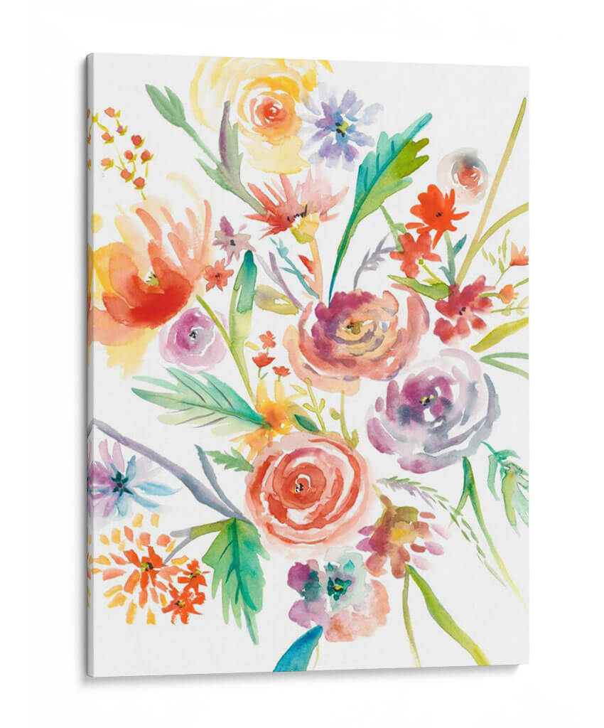 Florales Flotantes I - Chariklia Zarris | Cuadro decorativo de Canvas Lab