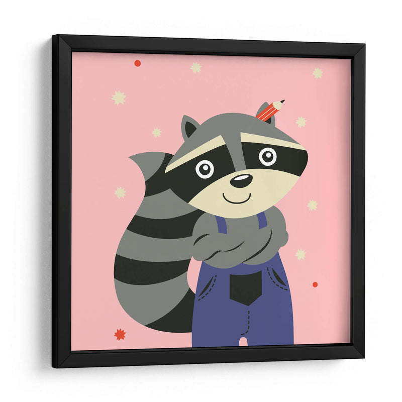 HOLA, NIÑO, DICE EL MAPACHE - Najesi | Cuadro decorativo de Canvas Lab