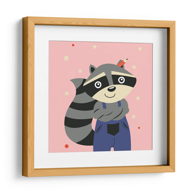 HOLA, NIÑO, DICE EL MAPACHE - Najesi | Cuadro decorativo de Canvas Lab