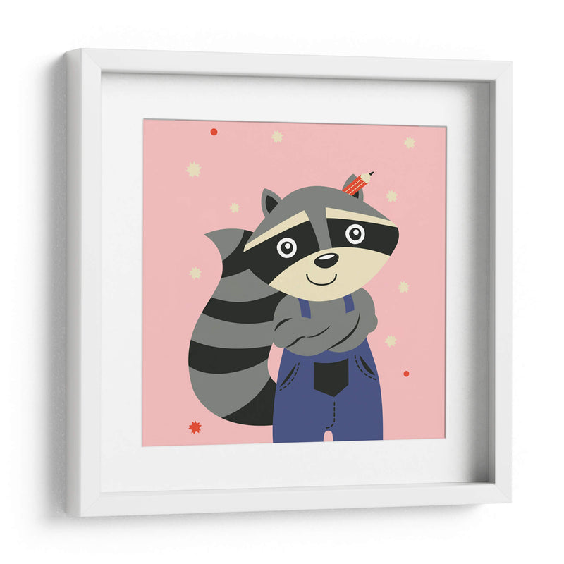 HOLA, NIÑO, DICE EL MAPACHE - Najesi | Cuadro decorativo de Canvas Lab