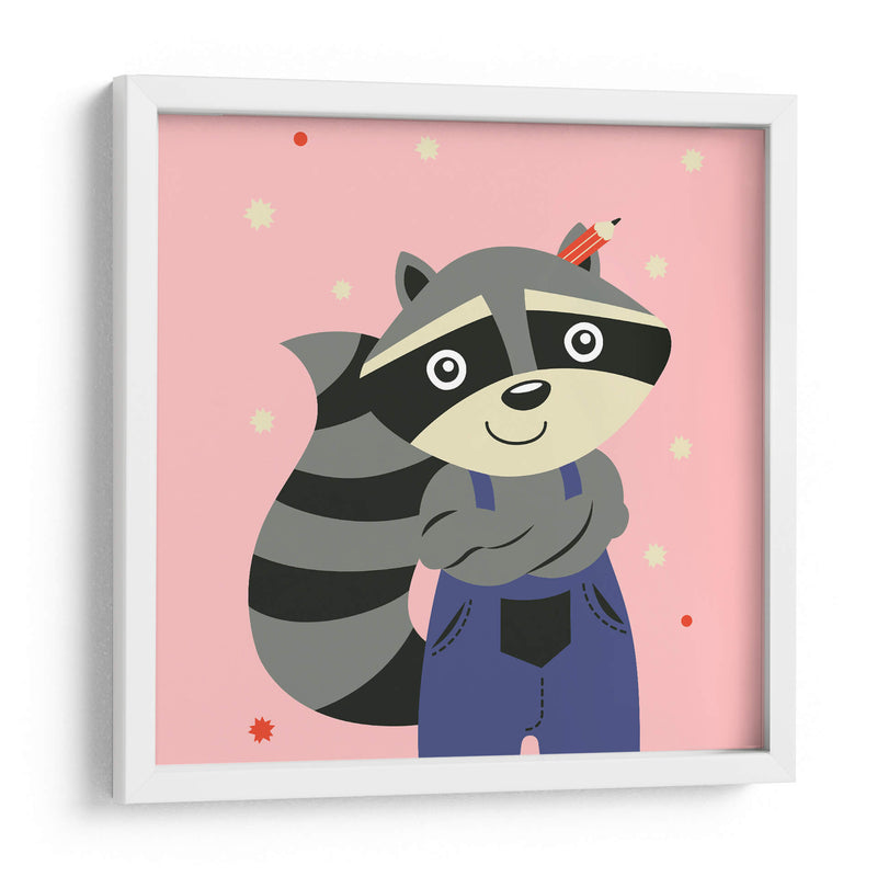 HOLA, NIÑO, DICE EL MAPACHE - Najesi | Cuadro decorativo de Canvas Lab