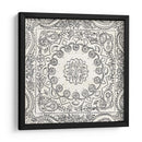 Bandw Batik Rosette Ii - Chariklia Zarris | Cuadro decorativo de Canvas Lab