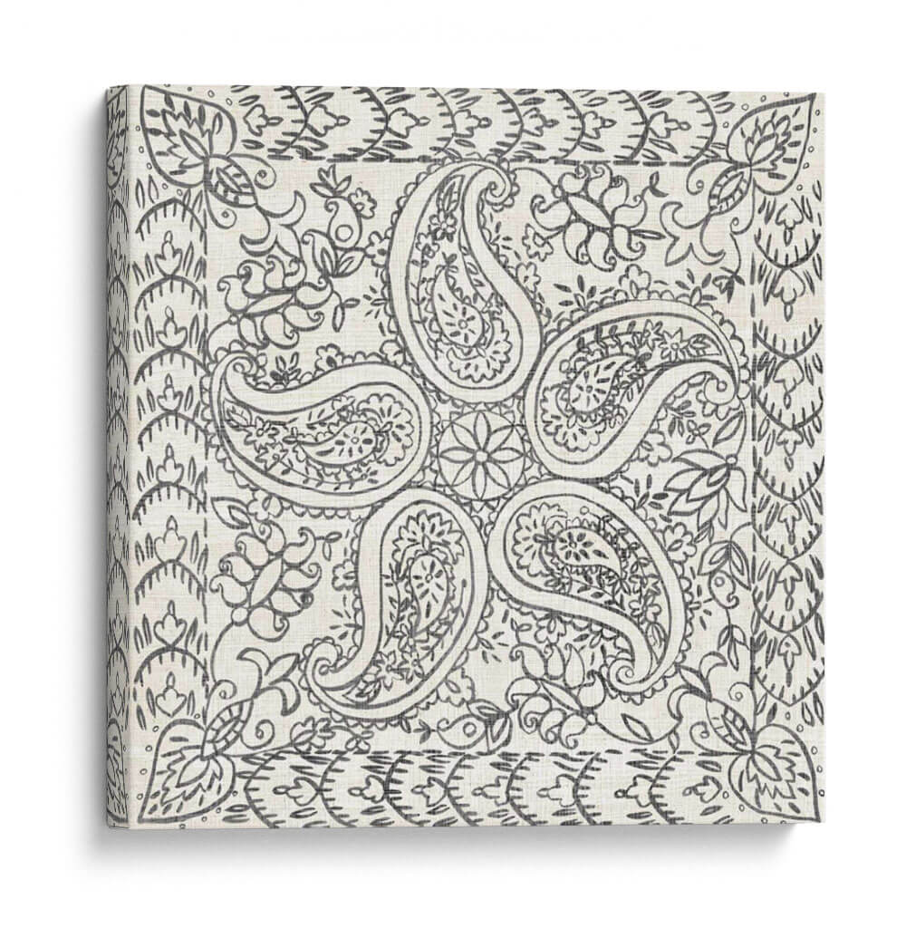 Bandw Batik Rosette Iii - Chariklia Zarris | Cuadro decorativo de Canvas Lab