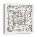 Bandw Batik Rosette Iv - Chariklia Zarris | Cuadro decorativo de Canvas Lab