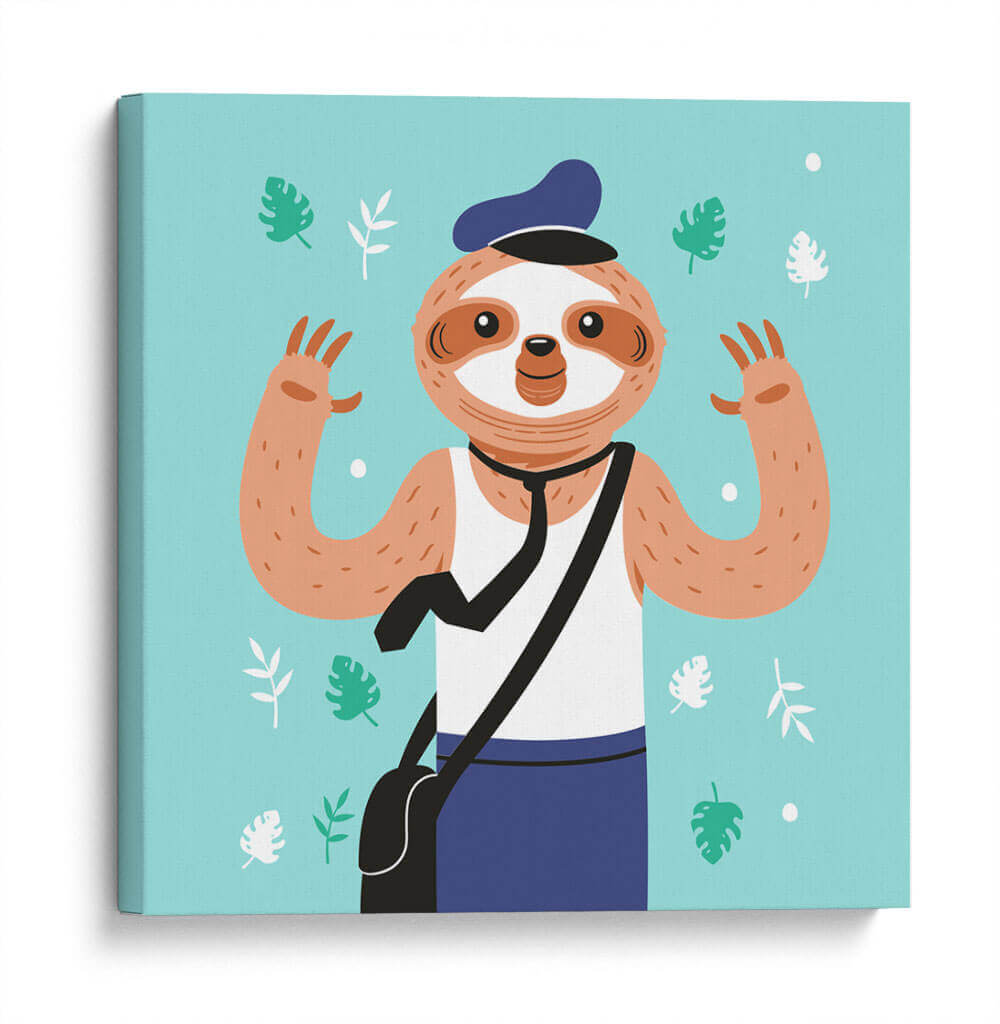 HOLA, NIÑO, DICE EL PEREZOSO - Najesi | Cuadro decorativo de Canvas Lab