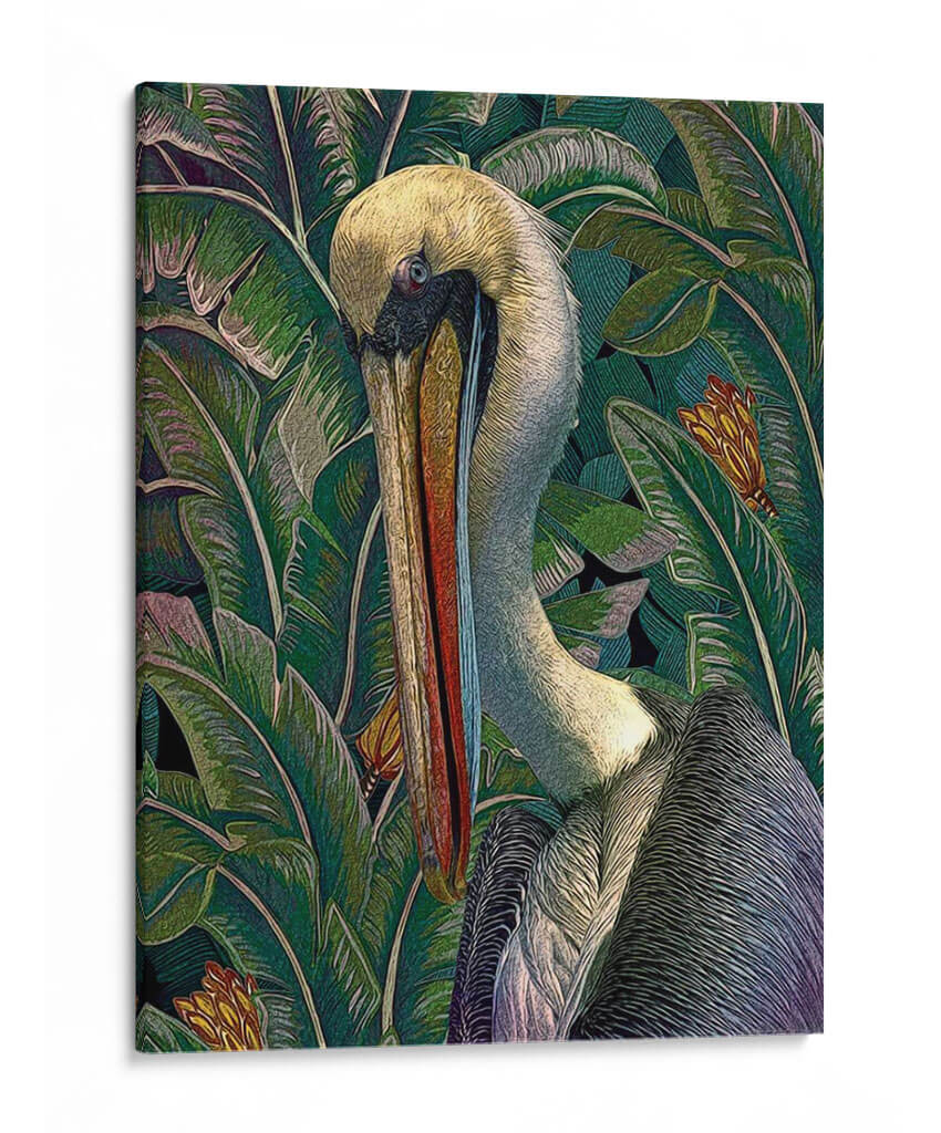 Primal Pelicana - Steve Hunziker | Cuadro decorativo de Canvas Lab