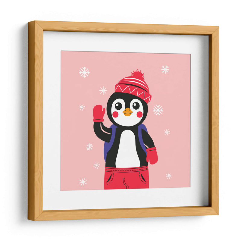 HOLA, NIÑO, DICE EL PINGÜINO - Najesi | Cuadro decorativo de Canvas Lab