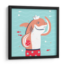 HOLA, NIÑO, DICE EL TIBURÓN - Najesi | Cuadro decorativo de Canvas Lab