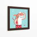 HOLA, NIÑO, DICE EL TIBURÓN - Najesi | Cuadro decorativo de Canvas Lab