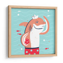 HOLA, NIÑO, DICE EL TIBURÓN - Najesi | Cuadro decorativo de Canvas Lab