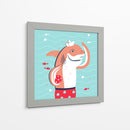 HOLA, NIÑO, DICE EL TIBURÓN - Najesi | Cuadro decorativo de Canvas Lab