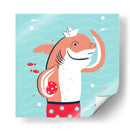 HOLA, NIÑO, DICE EL TIBURÓN - Najesi | Cuadro decorativo de Canvas Lab