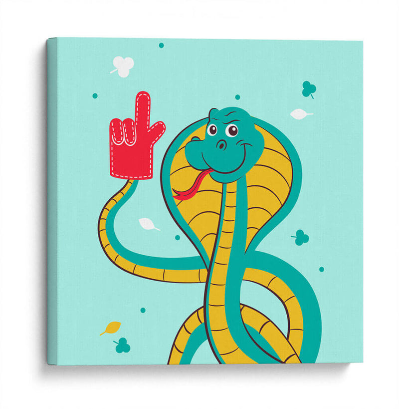 HOLA, NIÑO, DICE LA COBRA - Najesi | Cuadro decorativo de Canvas Lab