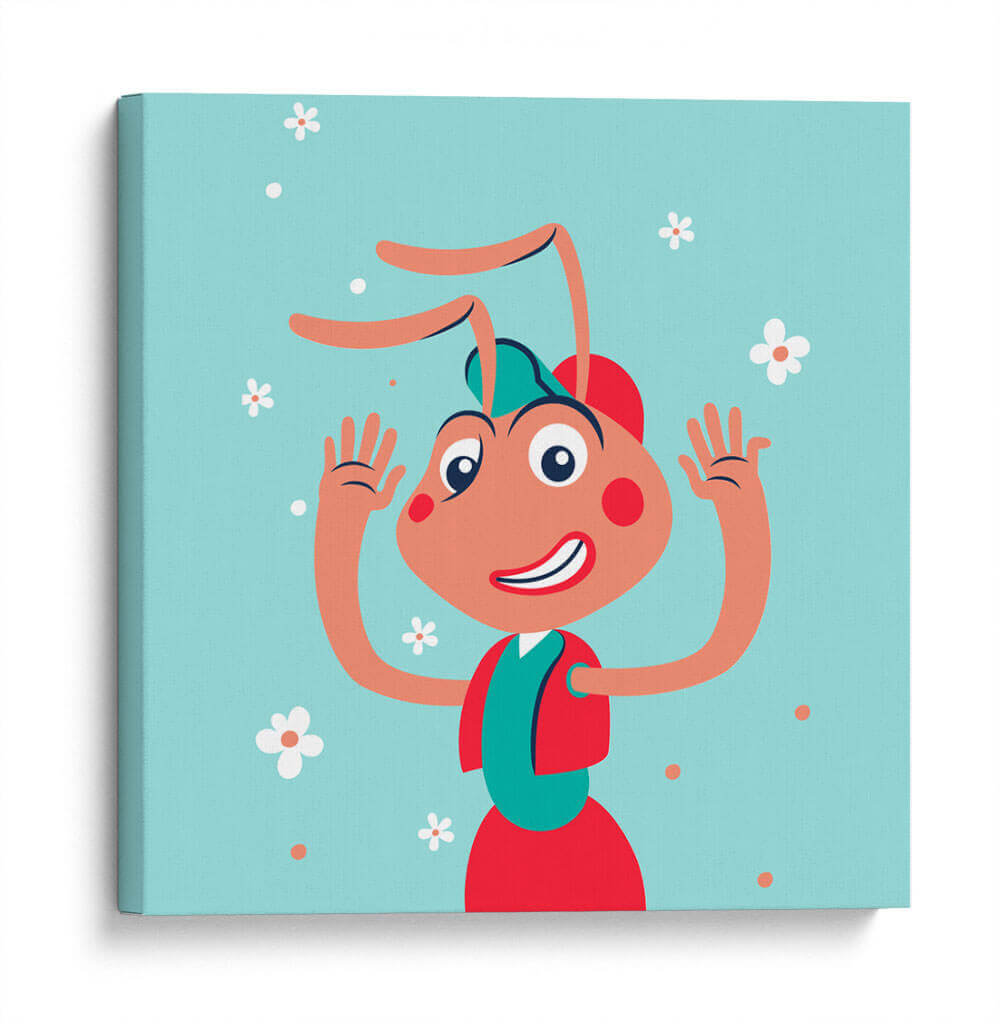 HOLA, NIÑO, DICE LA HORMIGA - Najesi | Cuadro decorativo de Canvas Lab