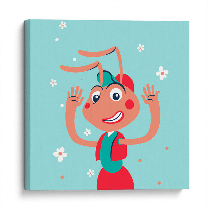 HOLA, NIÑO, DICE LA HORMIGA - Najesi | Cuadro decorativo de Canvas Lab