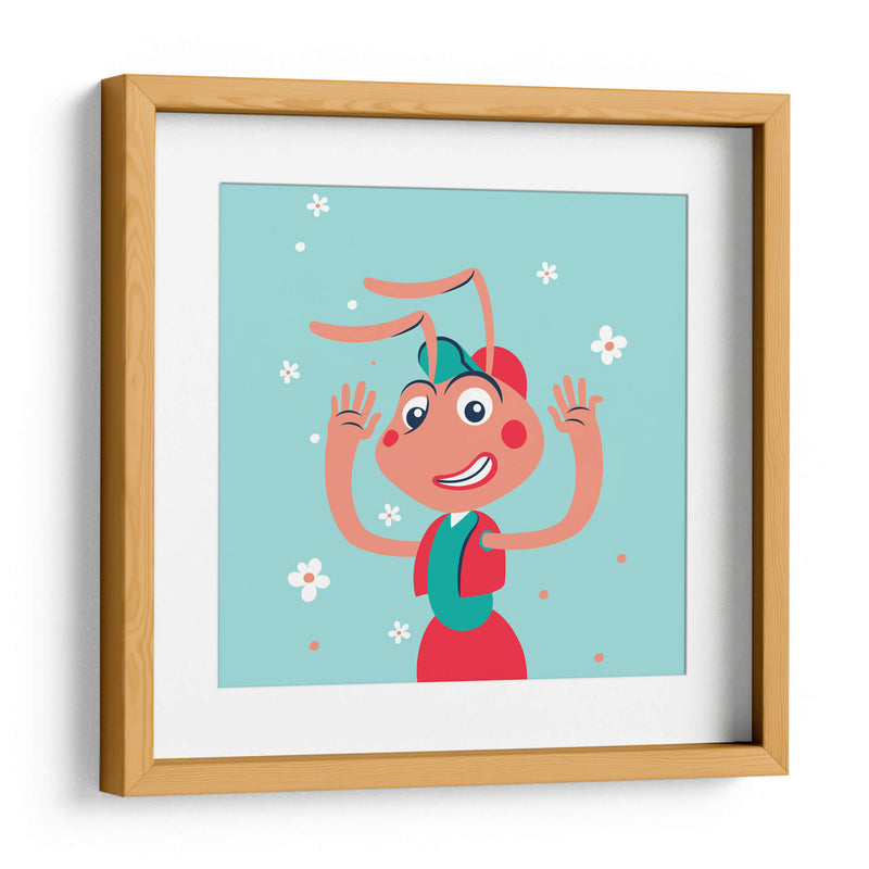 HOLA, NIÑO, DICE LA HORMIGA - Najesi | Cuadro decorativo de Canvas Lab