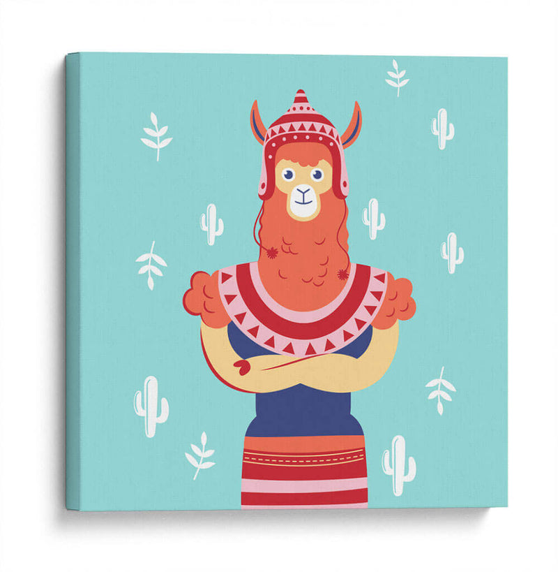 HOLA, NIÑO, DICE LA LLAMA - Najesi | Cuadro decorativo de Canvas Lab