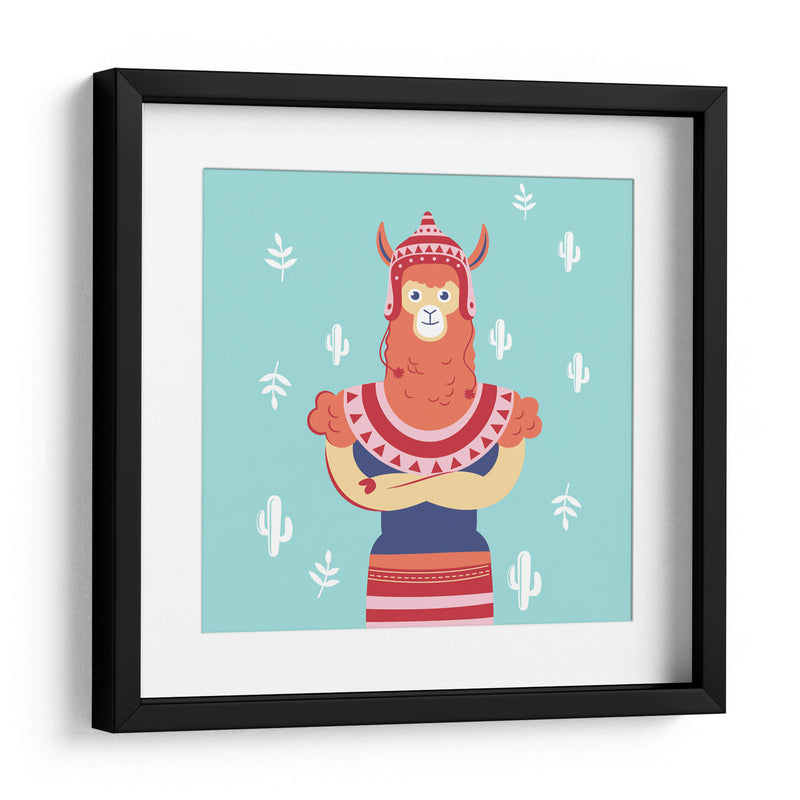 HOLA, NIÑO, DICE LA LLAMA - Najesi | Cuadro decorativo de Canvas Lab