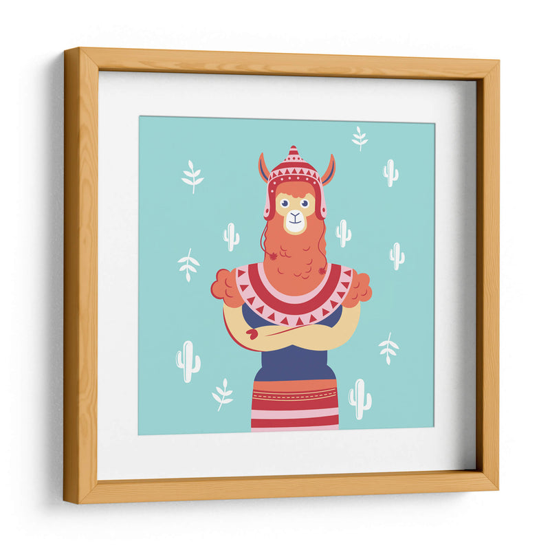 HOLA, NIÑO, DICE LA LLAMA - Najesi | Cuadro decorativo de Canvas Lab