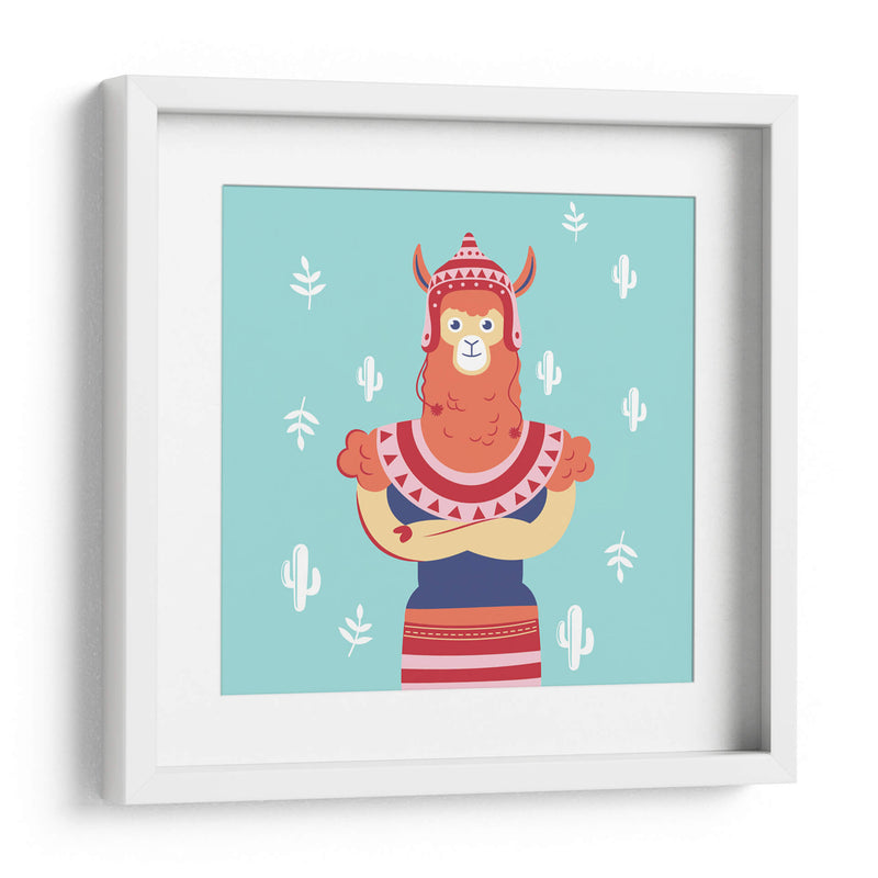 HOLA, NIÑO, DICE LA LLAMA - Najesi | Cuadro decorativo de Canvas Lab