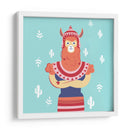 HOLA, NIÑO, DICE LA LLAMA - Najesi | Cuadro decorativo de Canvas Lab