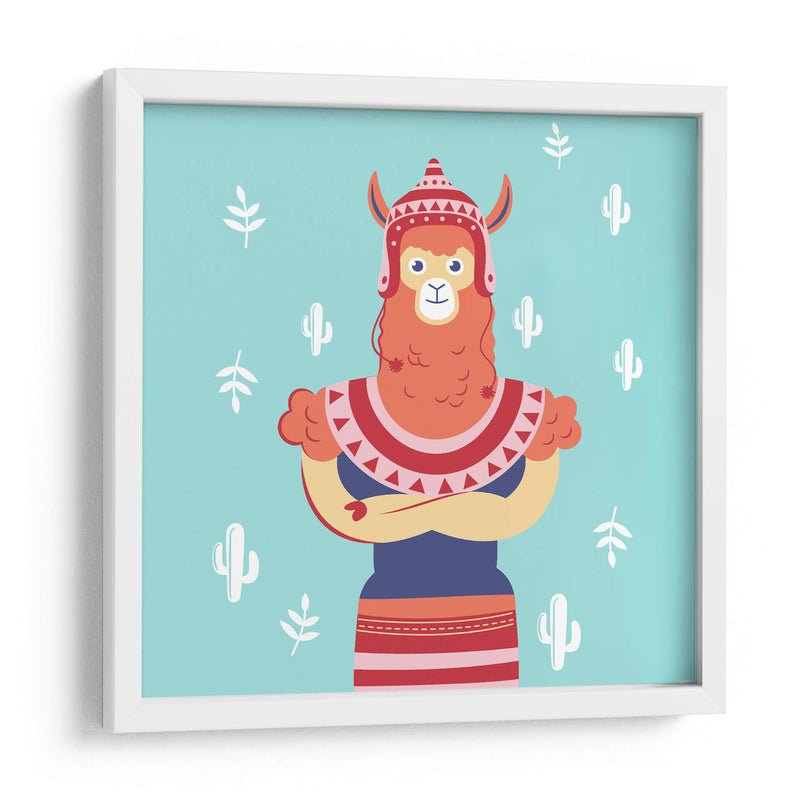 HOLA, NIÑO, DICE LA LLAMA - Najesi | Cuadro decorativo de Canvas Lab