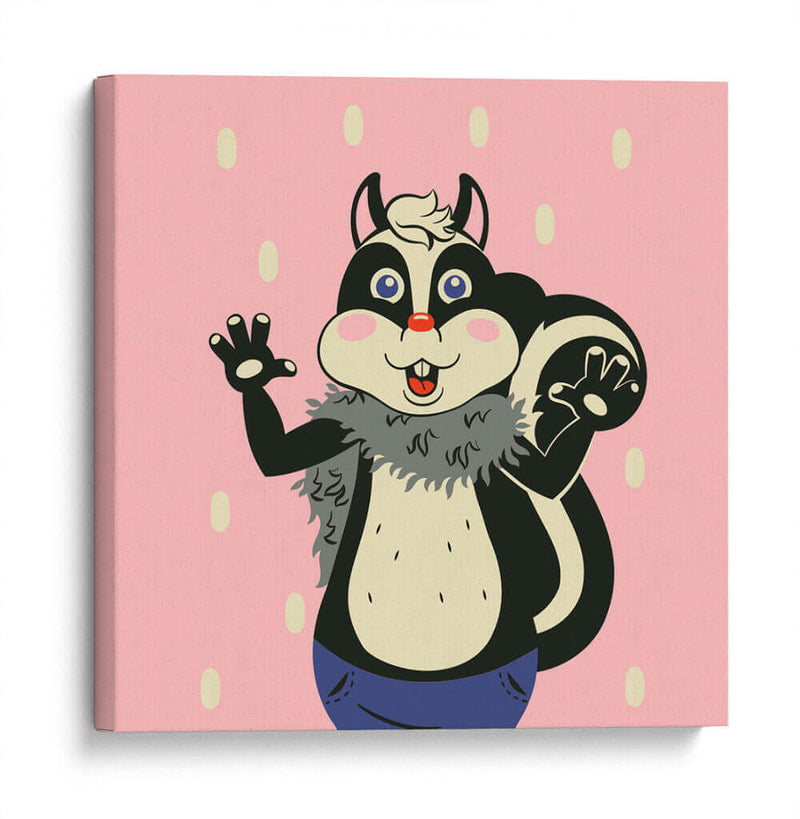 HOLA, NIÑO, DICE LA MOFETA - Najesi | Cuadro decorativo de Canvas Lab