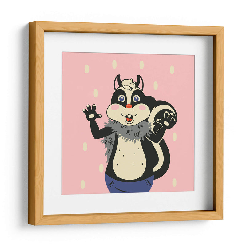 HOLA, NIÑO, DICE LA MOFETA - Najesi | Cuadro decorativo de Canvas Lab