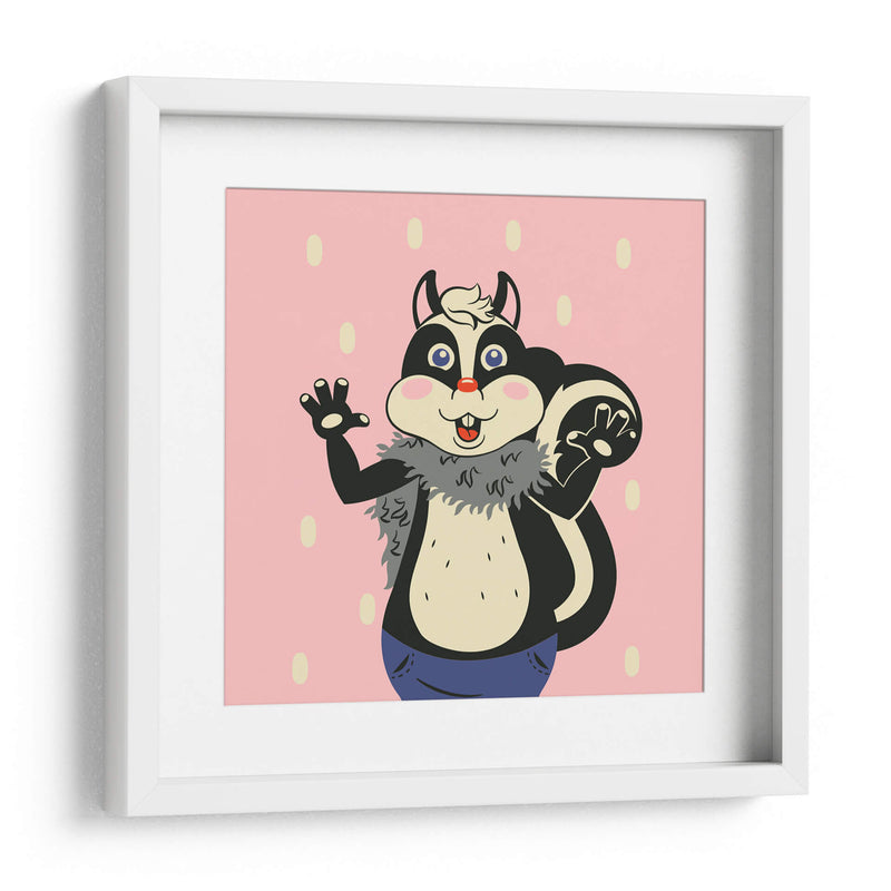 HOLA, NIÑO, DICE LA MOFETA - Najesi | Cuadro decorativo de Canvas Lab