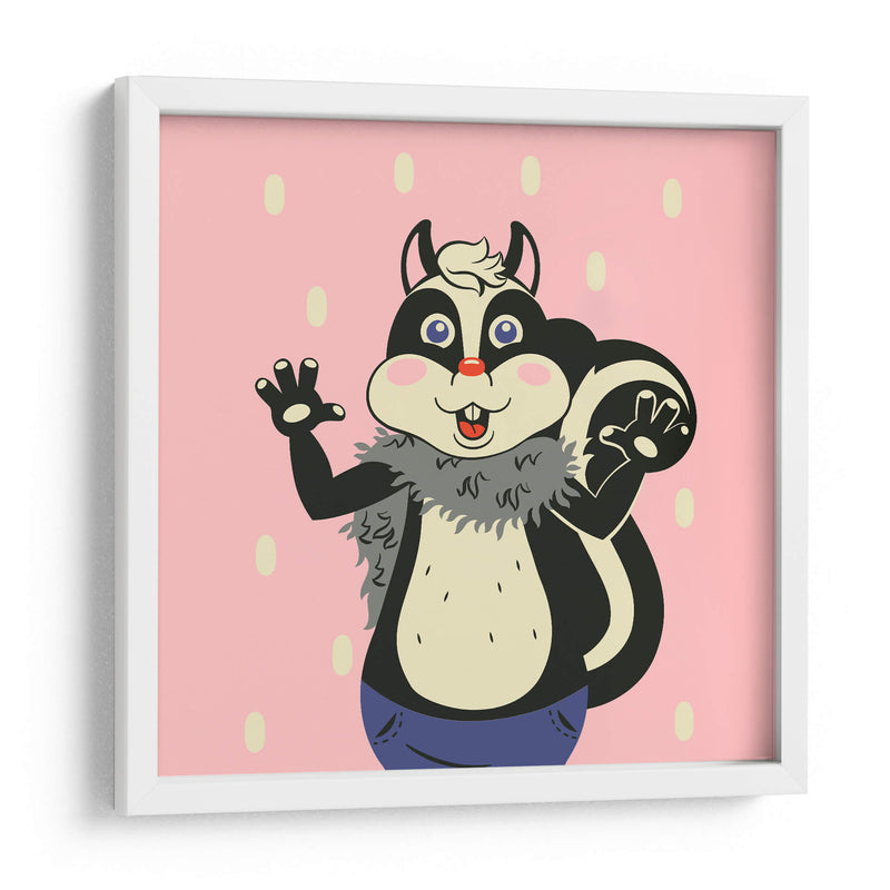 HOLA, NIÑO, DICE LA MOFETA - Najesi | Cuadro decorativo de Canvas Lab