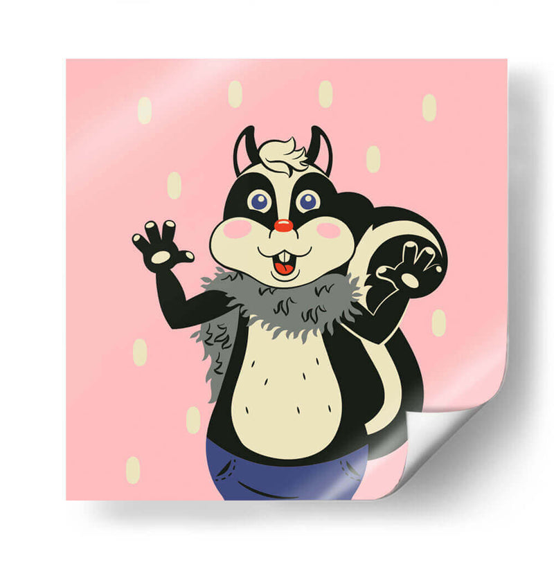 HOLA, NIÑO, DICE LA MOFETA - Najesi | Cuadro decorativo de Canvas Lab