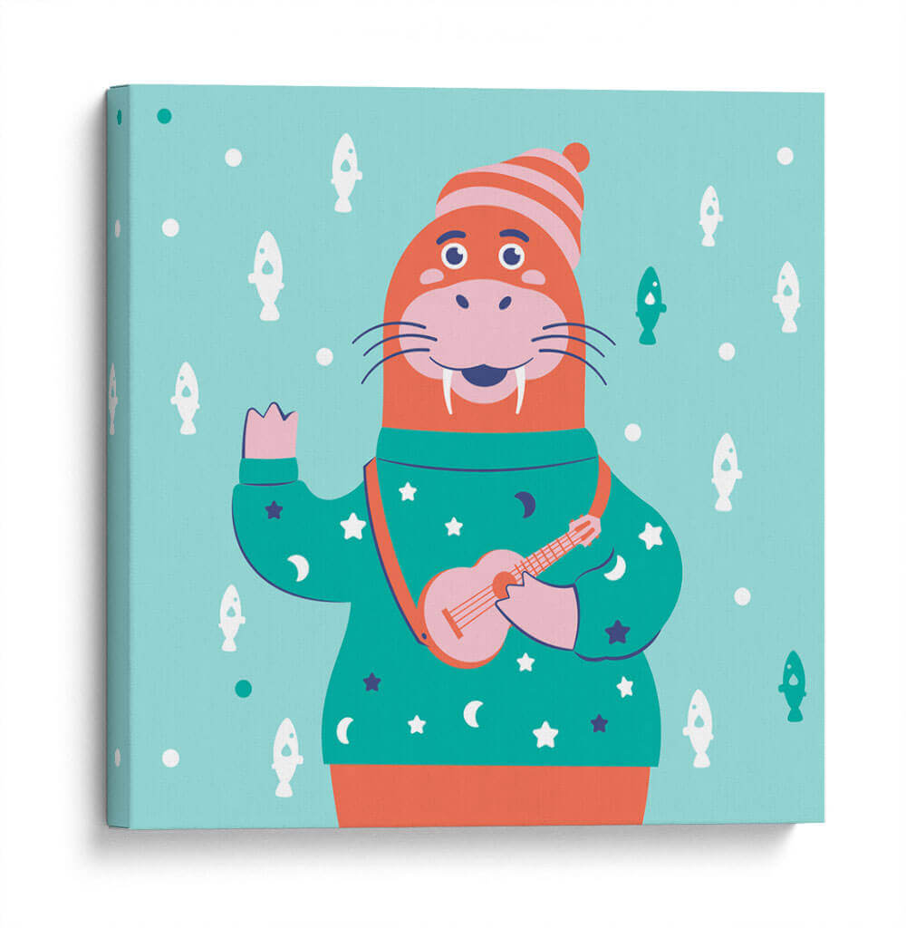 HOLA, NIÑO, DICE LA MORSA - Najesi | Cuadro decorativo de Canvas Lab
