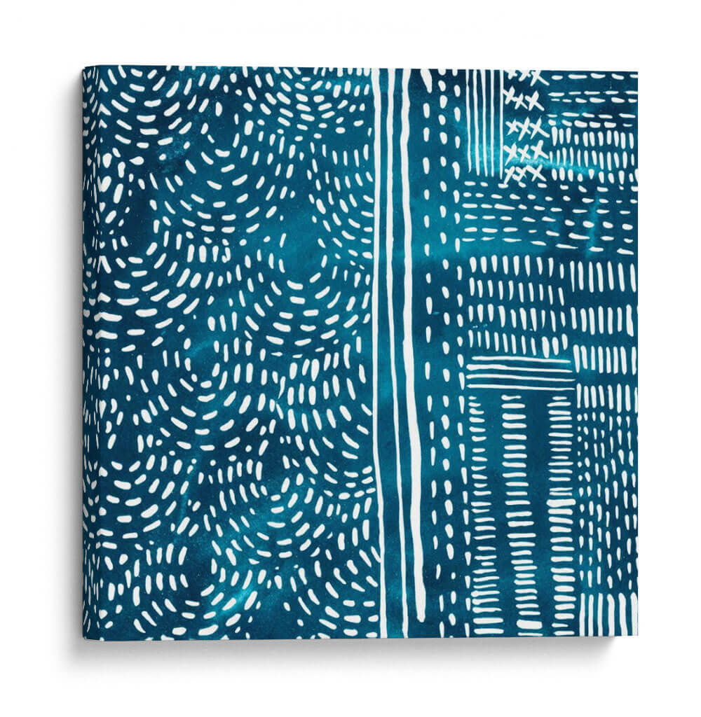 Sashiko Stitches Ii - Chariklia Zarris | Cuadro decorativo de Canvas Lab