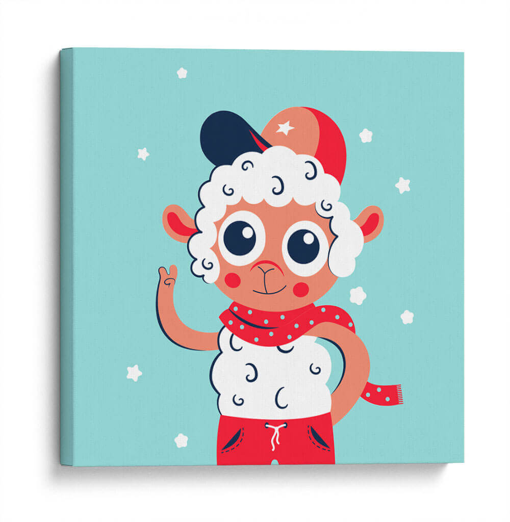 HOLA, NIÑO, DICE LA OVEJA - Najesi | Cuadro decorativo de Canvas Lab