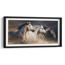 Tres caballos galopando | Cuadro decorativo de Canvas Lab