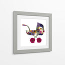 Baby Stroller - Designs by Andrea | Cuadro decorativo de Canvas Lab