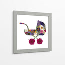 Baby Stroller - Designs by Andrea | Cuadro decorativo de Canvas Lab