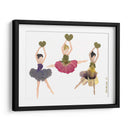 Ballerinas with Hearts - Designs by Andrea | Cuadro decorativo de Canvas Lab