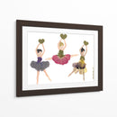 Ballerinas with Hearts - Designs by Andrea | Cuadro decorativo de Canvas Lab