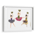 Ballerinas with Hearts - Designs by Andrea | Cuadro decorativo de Canvas Lab