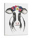 Black White Cow - Designs by Andrea | Cuadro decorativo de Canvas Lab