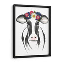 Black White Cow - Designs by Andrea | Cuadro decorativo de Canvas Lab