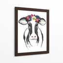 Black White Cow - Designs by Andrea | Cuadro decorativo de Canvas Lab